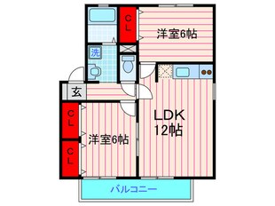 第３南ハイツの物件間取画像